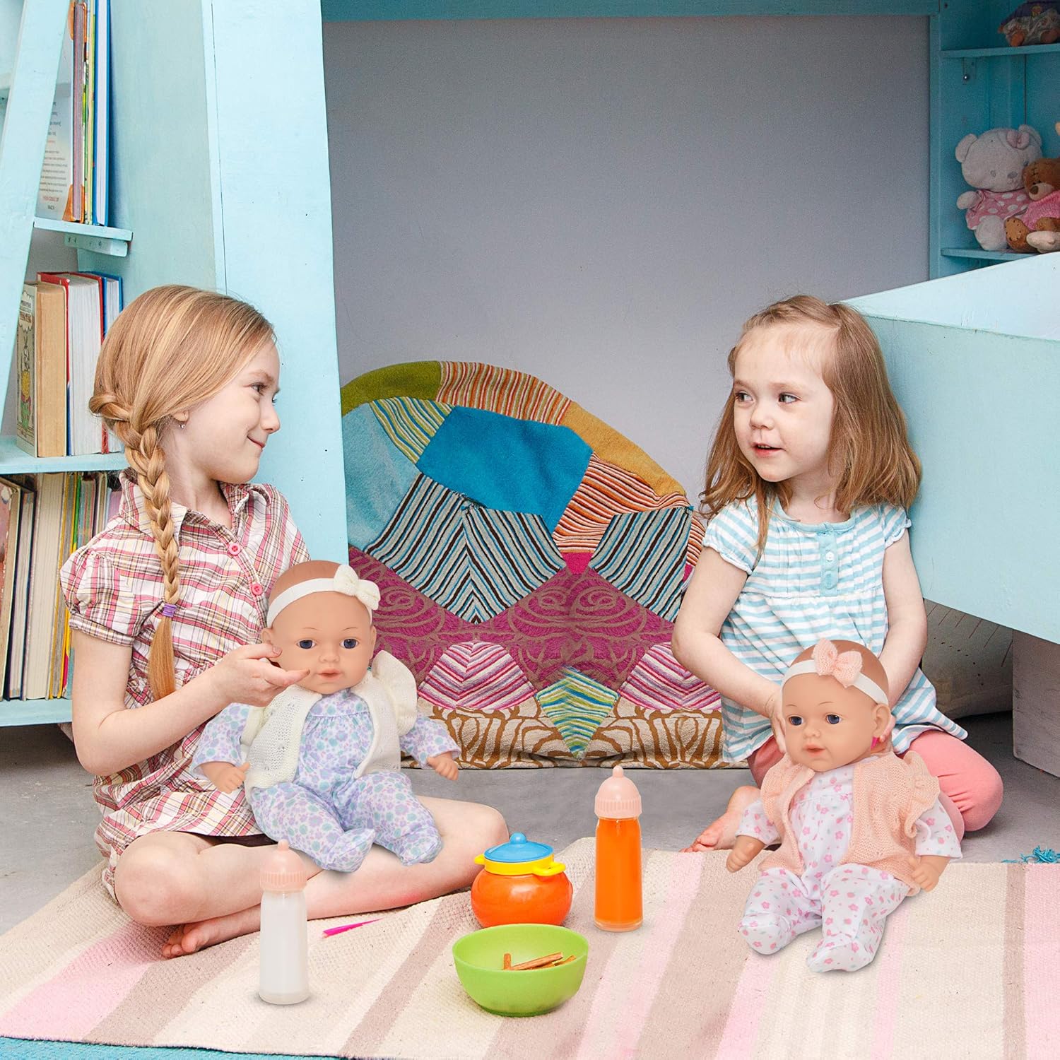 Twin Baby Dolls 13 Inch Soft Body Baby Dolls With Magic Disappearing Milk Bottle And Juice Bottle Dolls Accessories Toys Hobbies Montibello Com Twin Baby Dolls 13 Inch Soft Body Baby Dolls With Magic Disappearing Milk Bottle And Juice Bottle Dolls Accessories Toys Hobbies Montibello Com