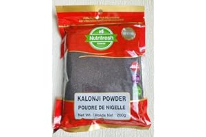 Black Seed Fresh Powder 200 Grams, Nigella sativa 7 oz, Kalonji, Black Cumin, Nigella Seeds, Love in a mist seeds