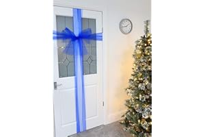 Toyland® 9M x 40cm Royal Blue Fabric Door Bow - Make Your Own Fabric Bow