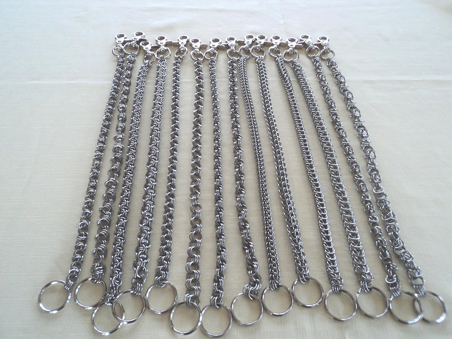 chainmail/chain maille/key chain/biker 
