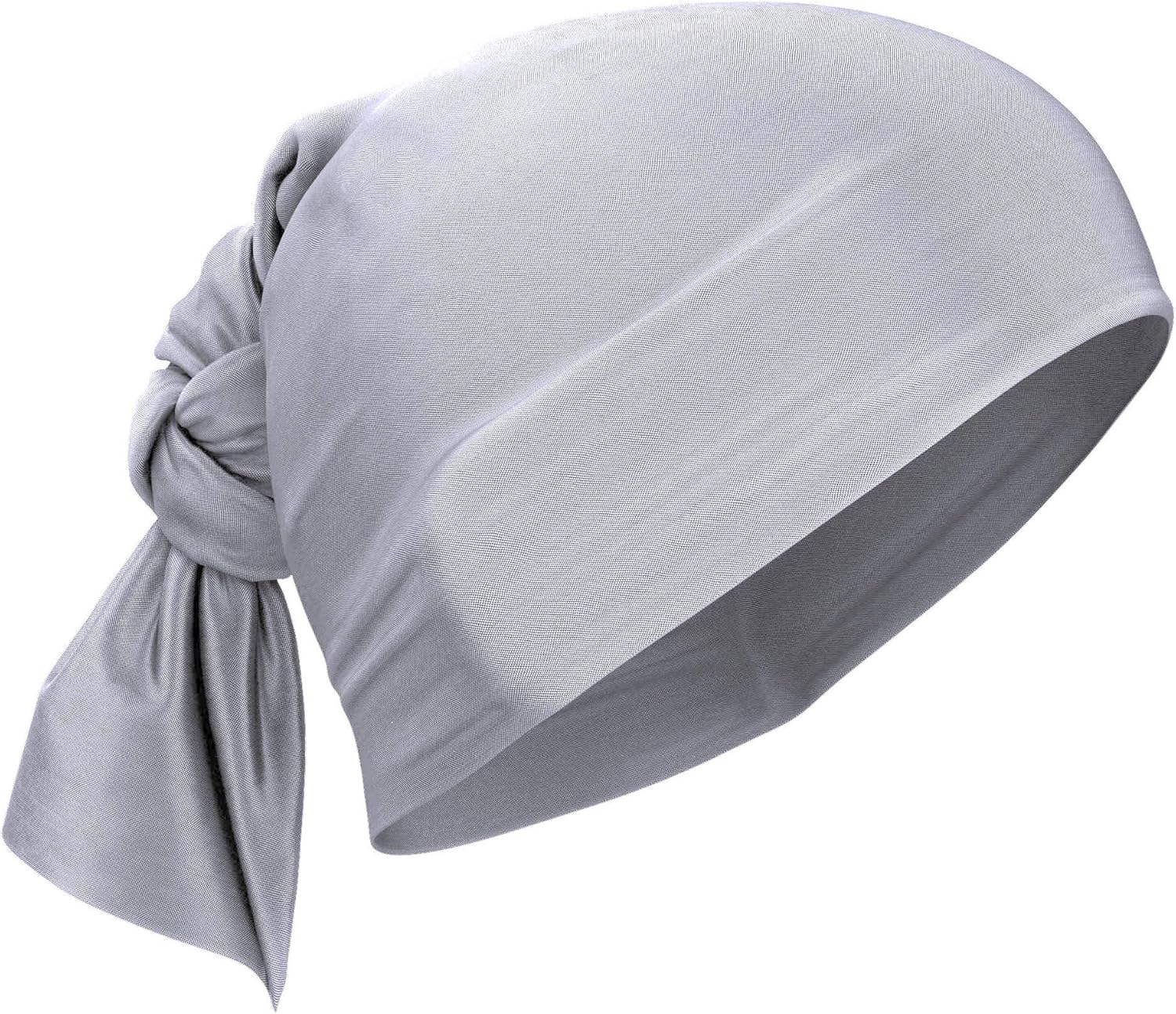 MKR Bandoozi Neck Warmer Lightweight Breathable Neck Tube Balaclava Multifunctional Scarf Snood Headband Face Mask (Stone Grey) - Image 4