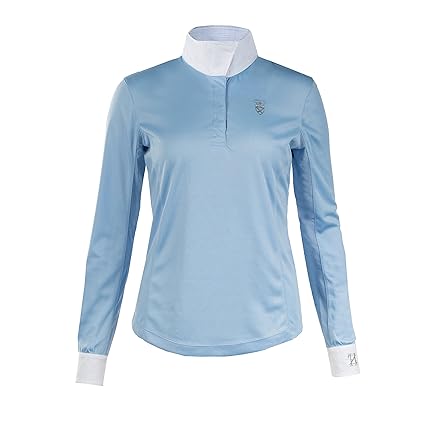 Horze Blaire Ladies UV Ice Fit Long Sleeve Show Shirt Team Sports