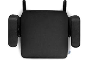 Clek Ozzi Backless Booster Car Seat with Rigid Latch, Carbon (OZ11C2-JB)