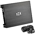 NVX NDA101 1000W MAX Power (500W) RMS N-Series Class-D 1-Ohm Stable Monoblock Subwoofer Amplifier with Included Bass Remote Knob