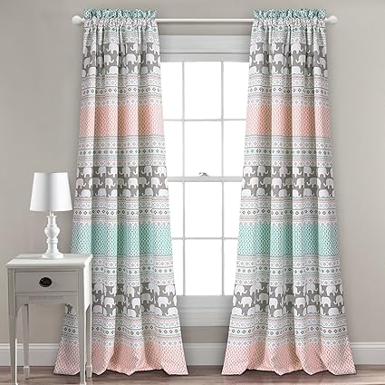 Lush Decor Window Curtain Panel Pair 100 Polyester