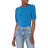 Amazon Essentials womens Classic Fit Puff Short Sleeve Crewneck T-shirt