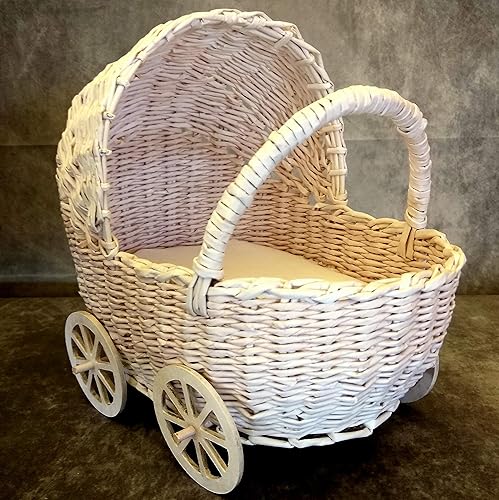 kids wicker pram