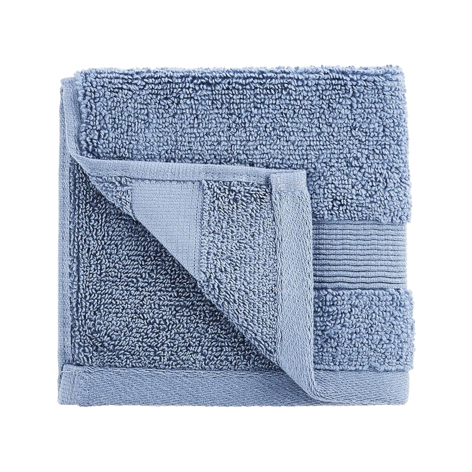 Basics Dual Performance Washcloths - 12-Pack, True Blue: Home & Kitchen
