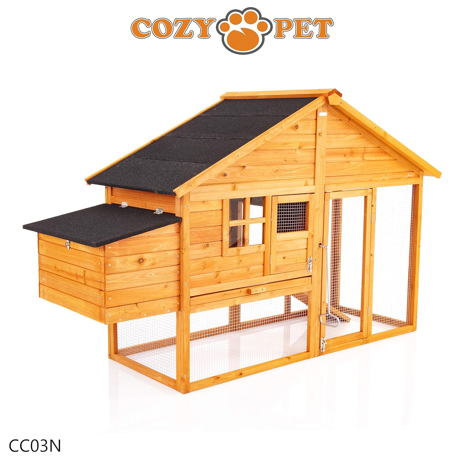 Cozy Pet Chicken Coop With Run In Natural Hen House Poultry Coup Rabbit Hutch Ark Nest Box Cc03n We Do Not Ship To Ni Scottish Highlands Islands