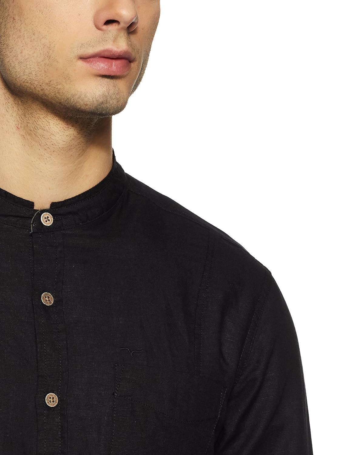 flying machine men's solid slim fit casual shirt