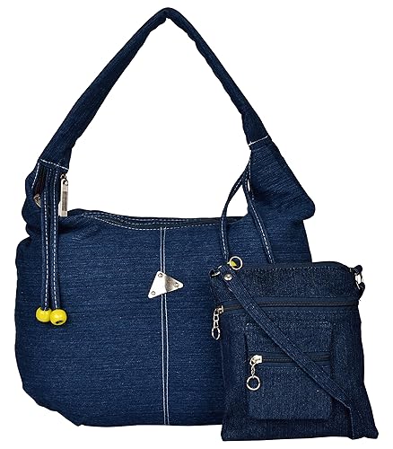 Exotique Womens Bags - Combo of 2 (Blue-WC0004BL)