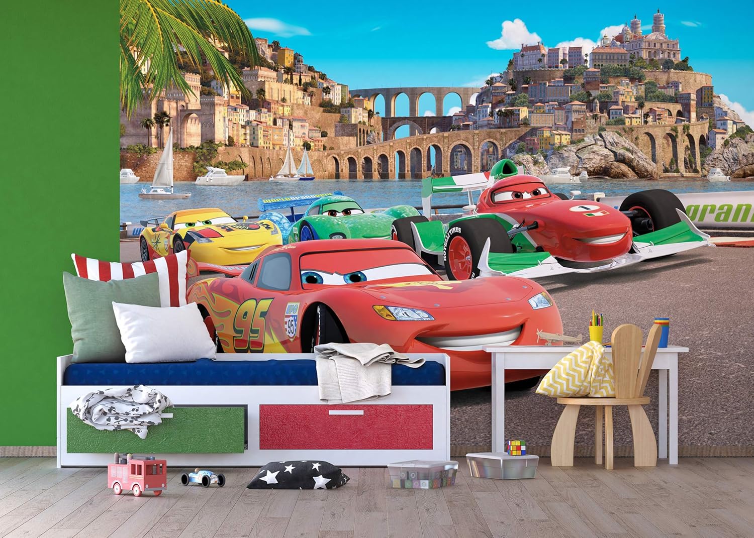Disney Photo Wallpaper/Giant Wall Poster, Blue Black Paper, Multi-Colour, 403 x 254 cm/141.7 x 100-Inch - Image 4