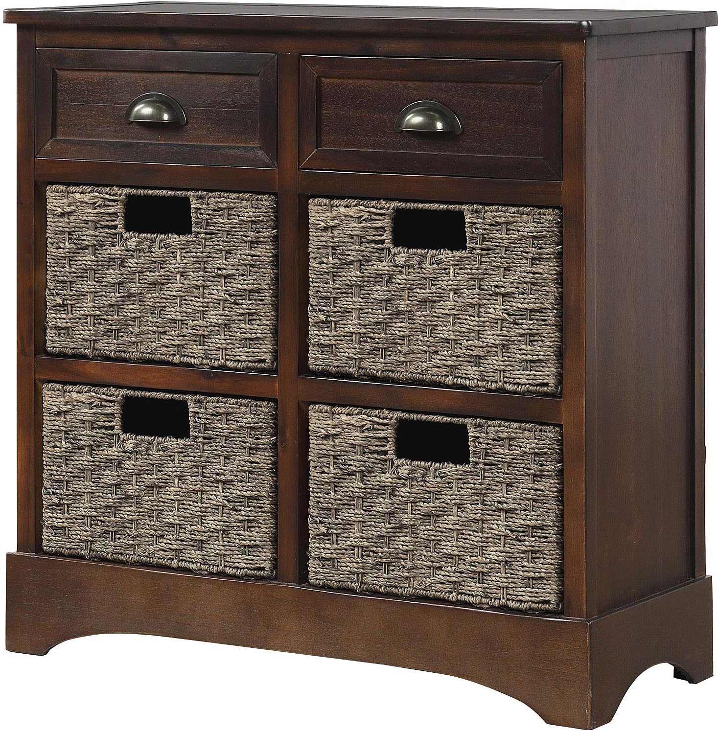 Knocbel Home Collection Wicker Storage Solid Wood