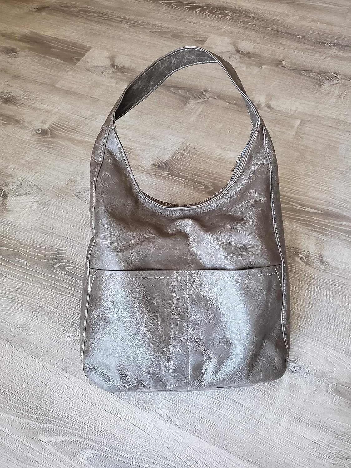 gray hobo purse