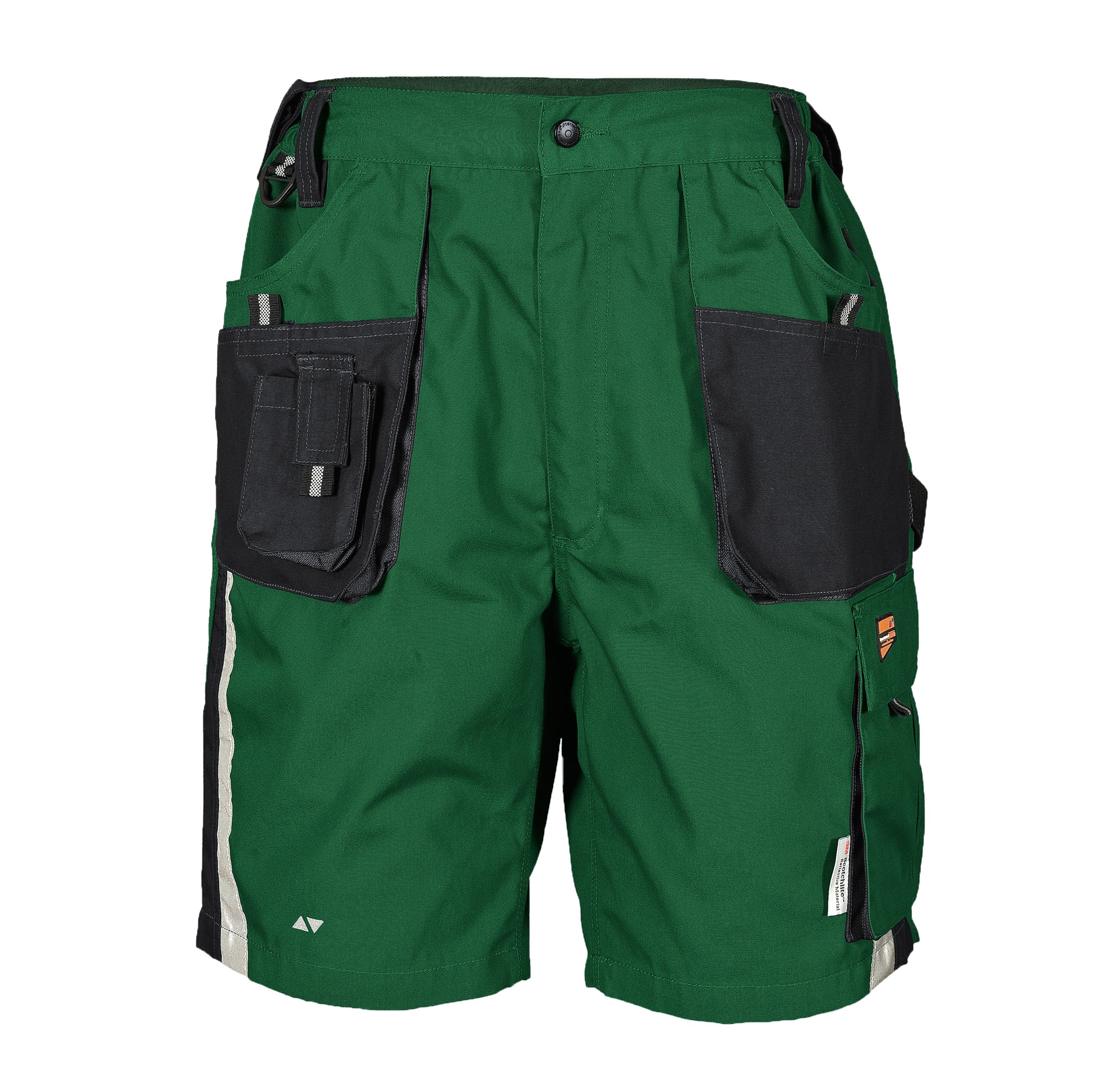 Terratrend Job 3239-52-4210 Size 52 "Revolution" Men's Shorts - Green/Black