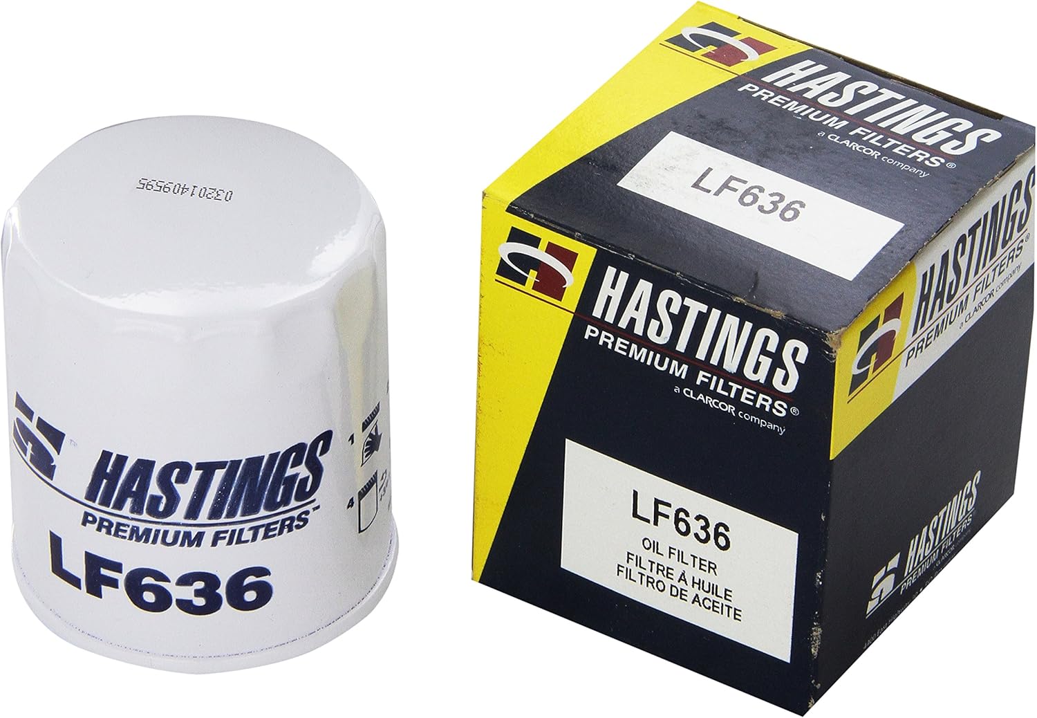Hastings LF636 Lube Oil Spin-On Filter Filter