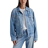 AG womens Ramie Oversized Trucker Jacket