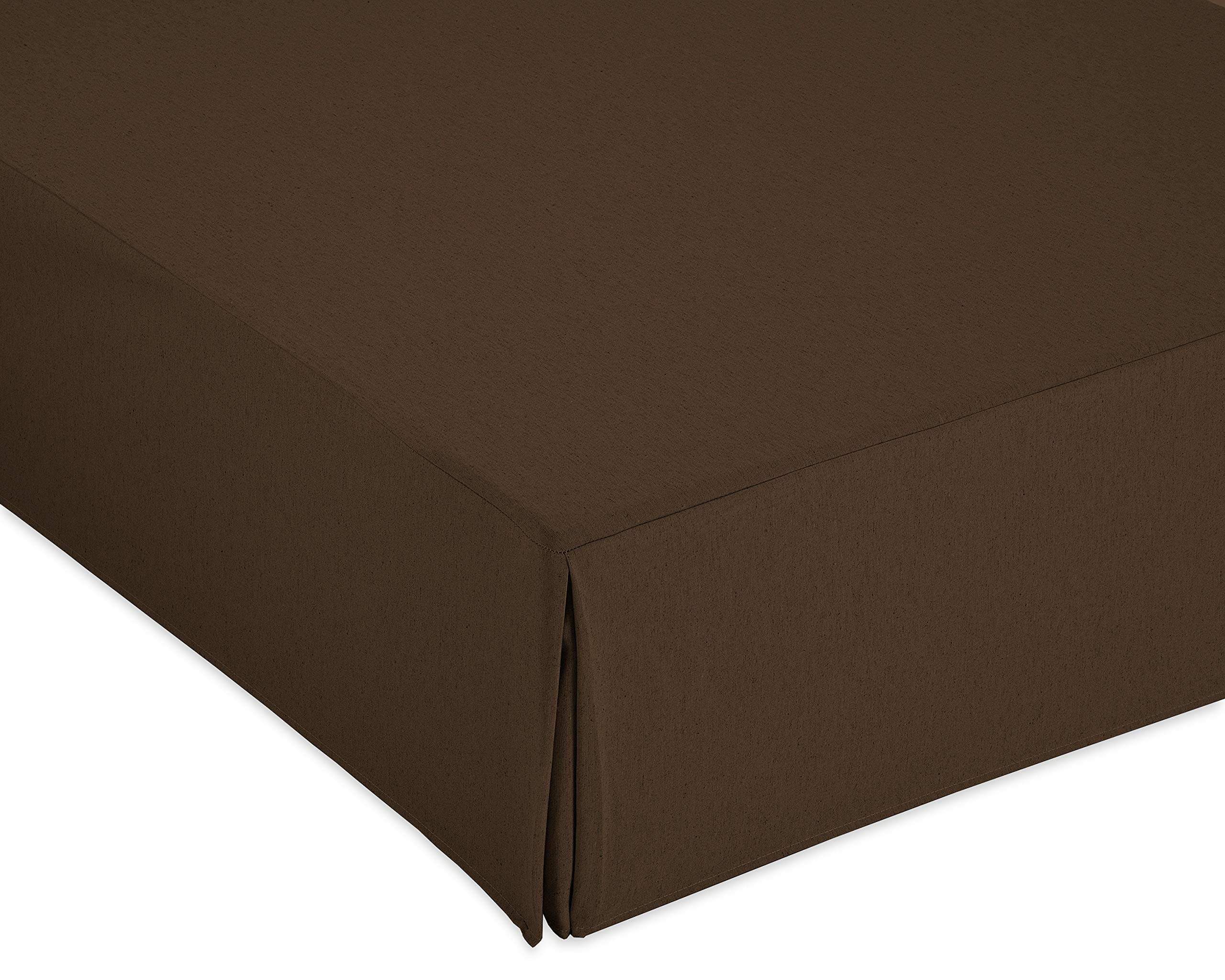 CARDENAL TEXTIL Plain Canape Cover Bed 180 brown