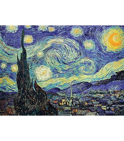 Amazon.com: Starry Night, c. 1889 Poster by Vincent Van Gogh