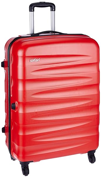 Safari Wedge Polycarbonate 77 cms Scarlet Red Hardsided Check-in Luggage (WEDGE774WSRE)