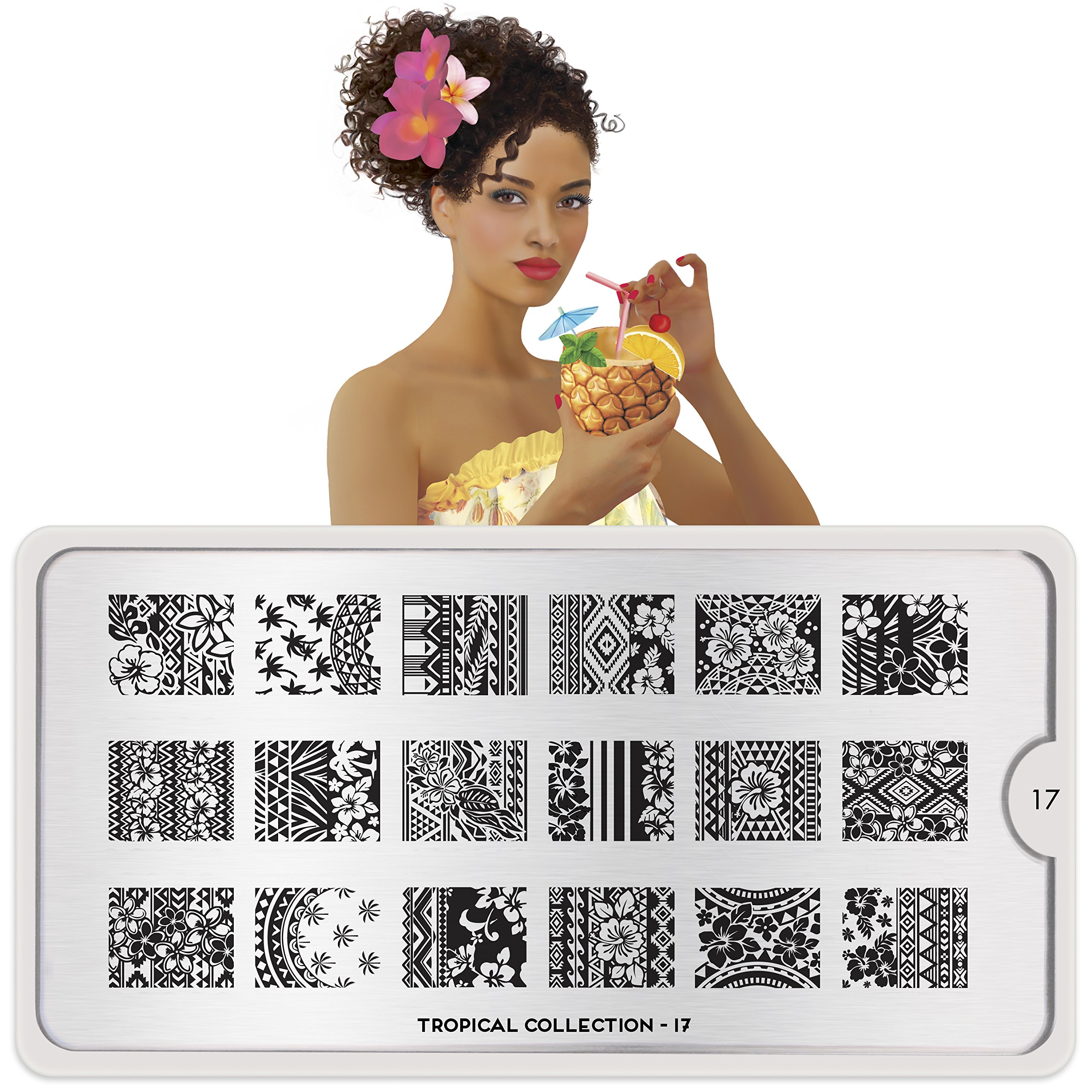 MoYou -London Stencil Tropical Collection 17