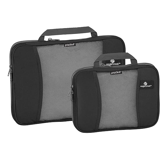 Eagle Creek Pack-It Original Compression Cube Set Black 2017 Gepäckordnung
