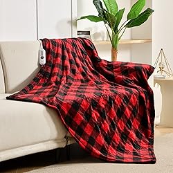 WOOMER Electric Heated Throw Blanket