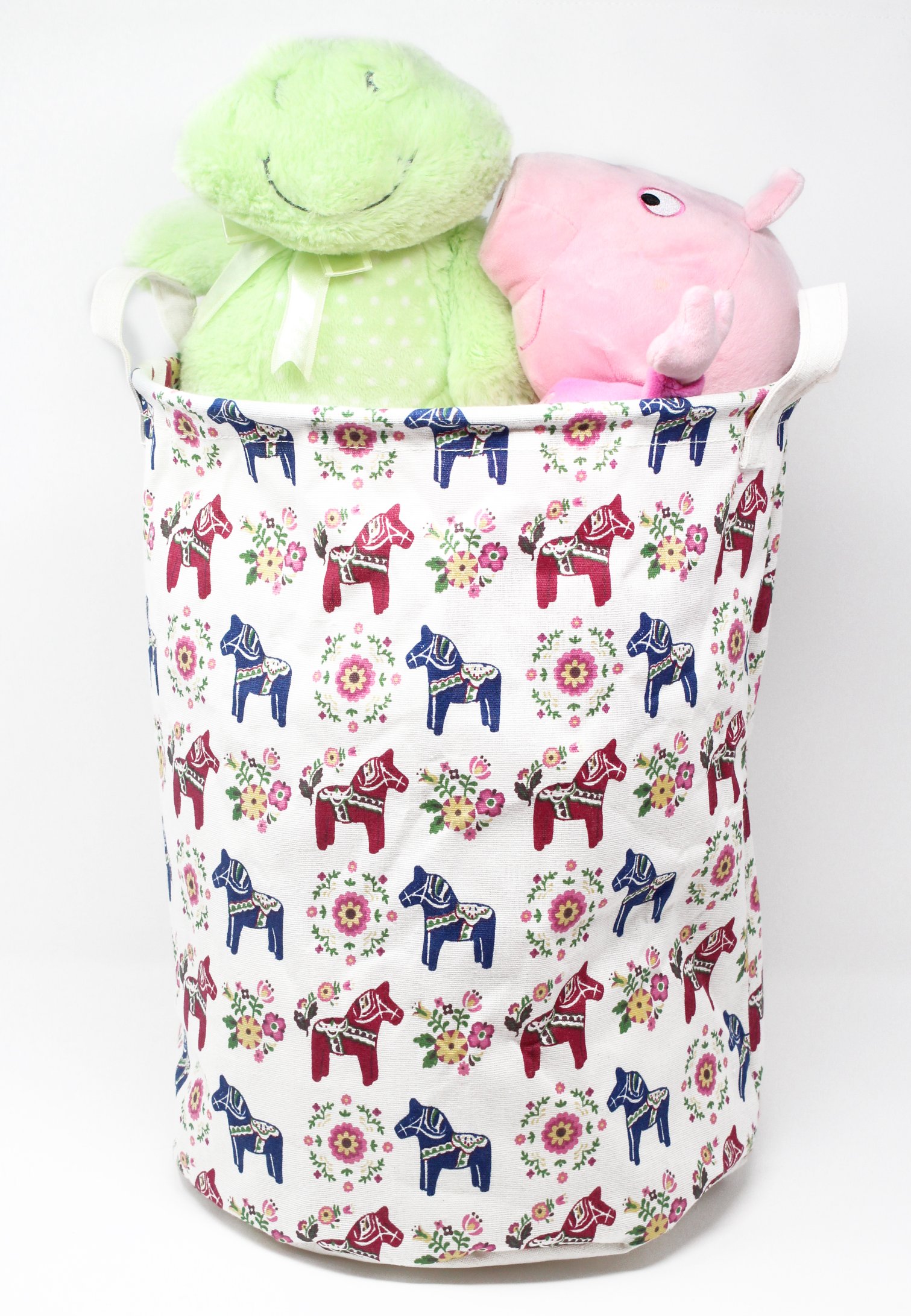 2Pack Large Toy Storage Bins Dala Horse Fabric Cubes Kids Laundry Basket Nursery Hamper Buy