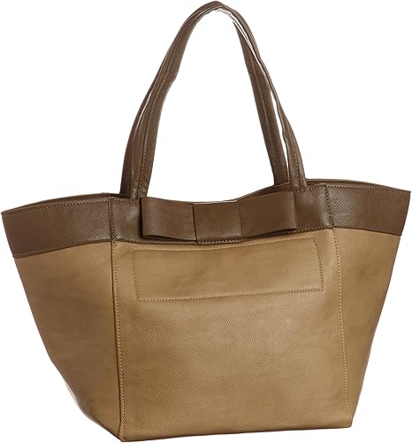 Amazon カシュカシュ Cachecache Puリボントート大 01 00 Be ベージュ Cache Cache カシュカシュ トートバッグ