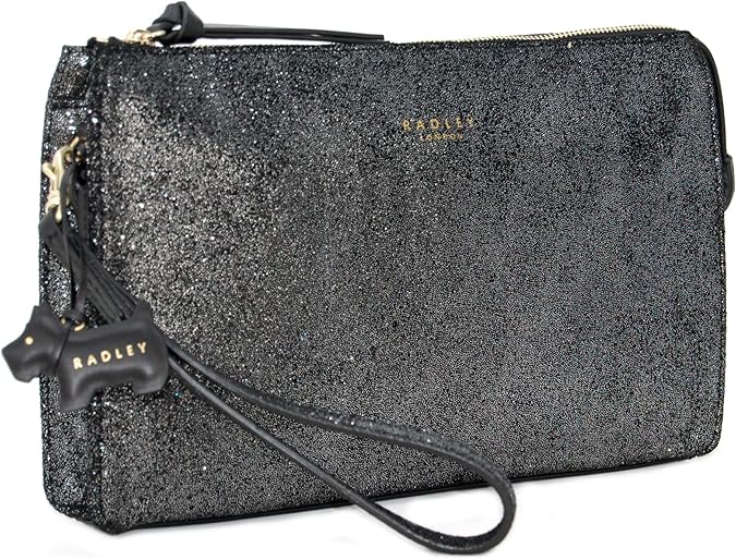 RADLEY Leather Medium 'Bourton' ZipTop Clutch with Detachable Wrist