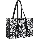 Pursetti Utility Tote with Pockets & Compartments-Perfect Nurse Tote Bag, Teacher Bag, Work Bags for Women & Craft Tote
