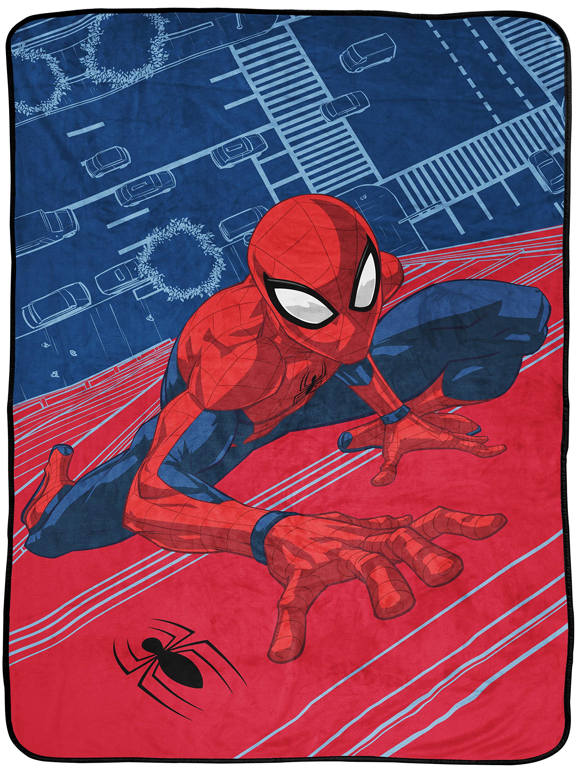 Jay Franco Spiderman Kids' Miles Morales Plush Fleece Throw - 46