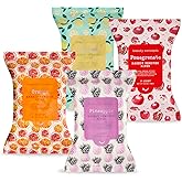 Beauty Concepts Facial Wipe Set - Packs of Face Wipes, Makeup Removing Wipes, Pomegranate, Citrus, Pineapple, and Orange Face