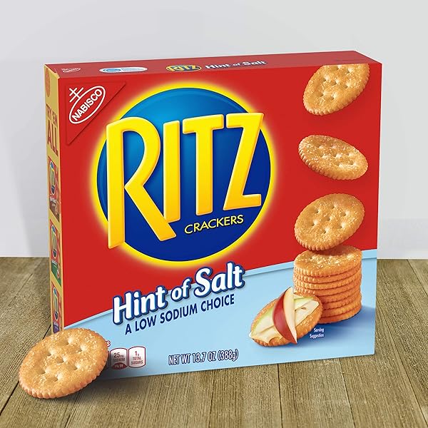 RITZ HINT OF SALT CRACKERS, HINT OF SALT, 13.7 OUNCE