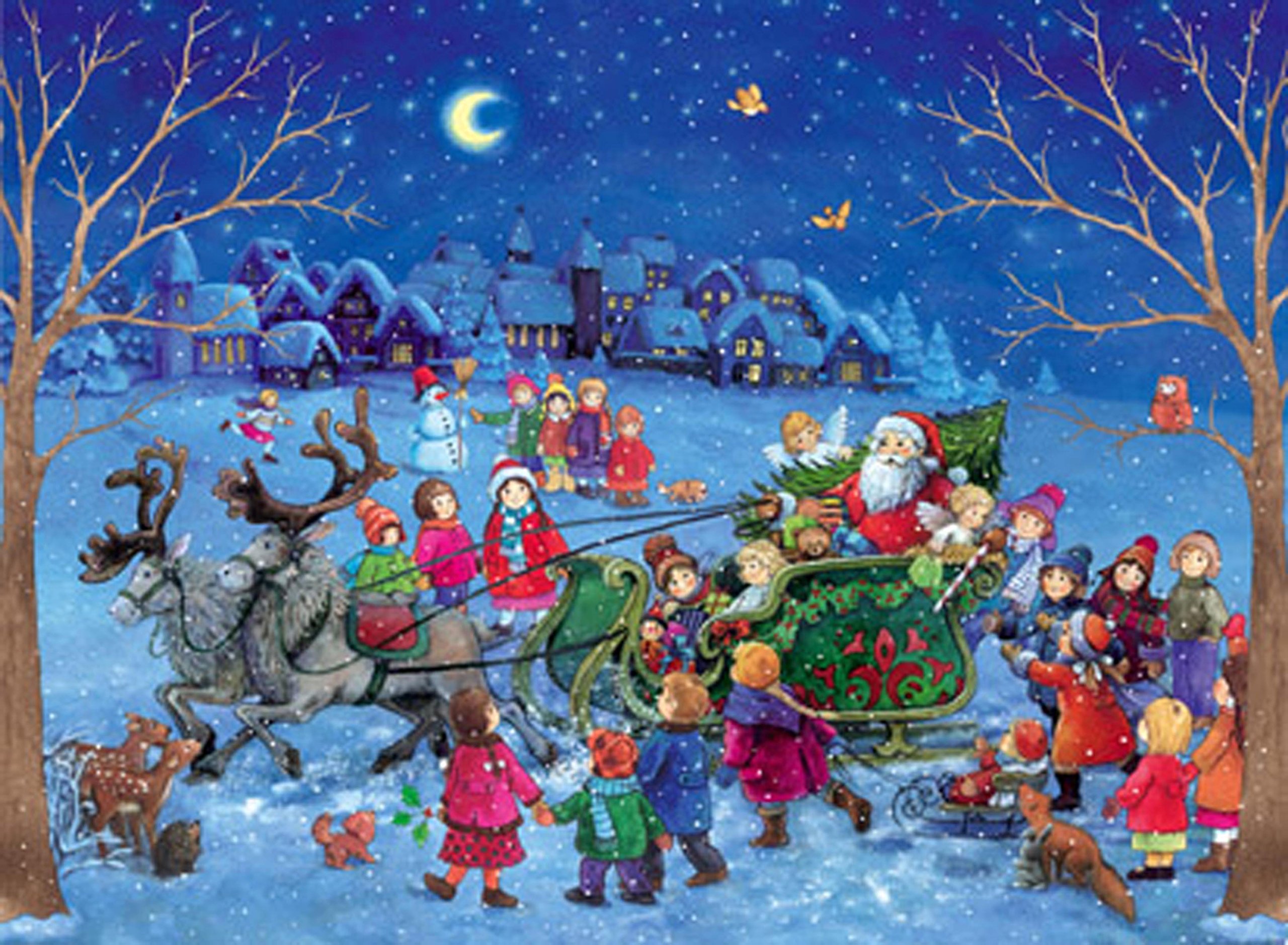 Advent Calendar "Sleigh Ride with Santa Claus"