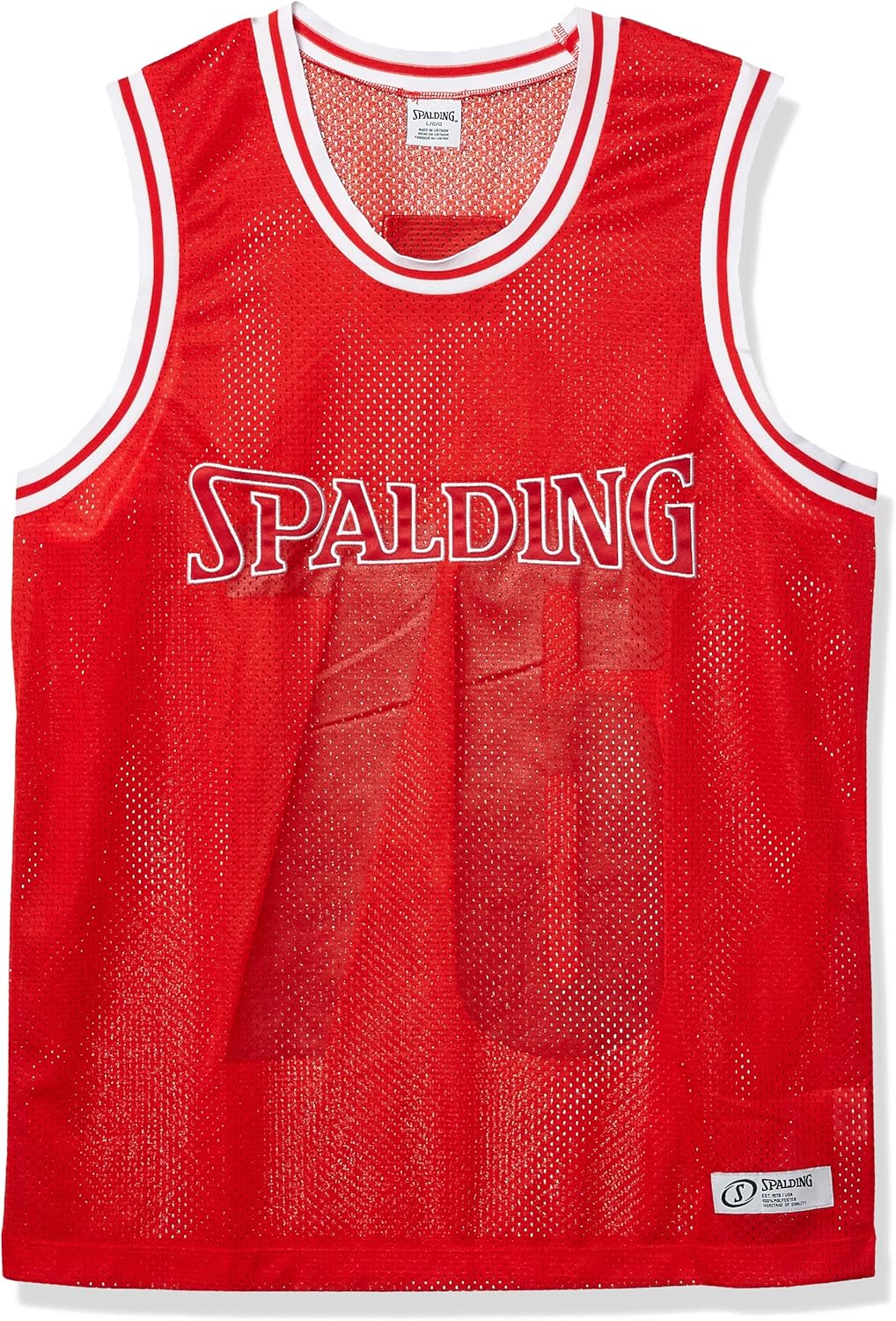 Spalding Men's Athletic Dry Mesh Basketball Jersey Shirt Tank WaooMart