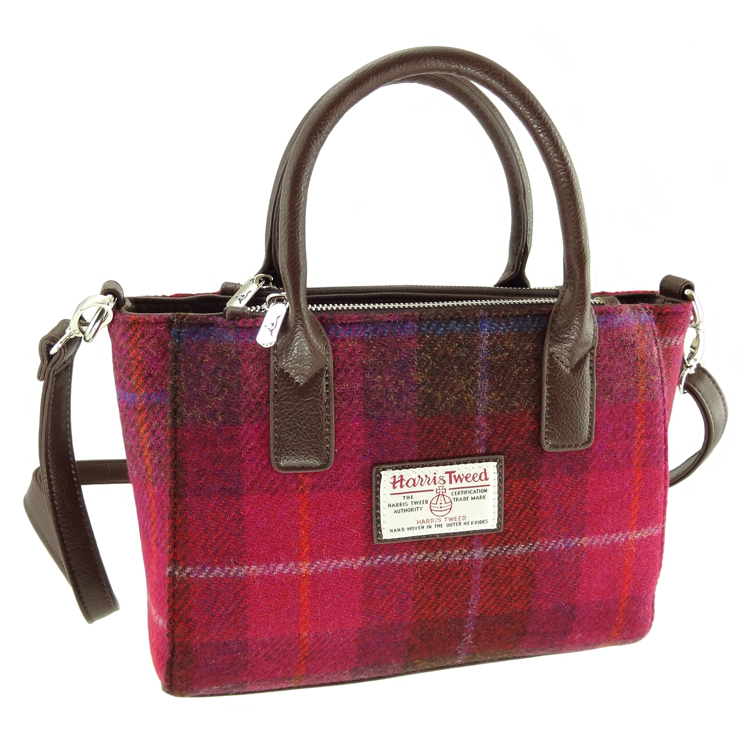 Glen Appin Ladies Authentic Harris Tweed Small Tote Bag Brora LB1228 (COL52)