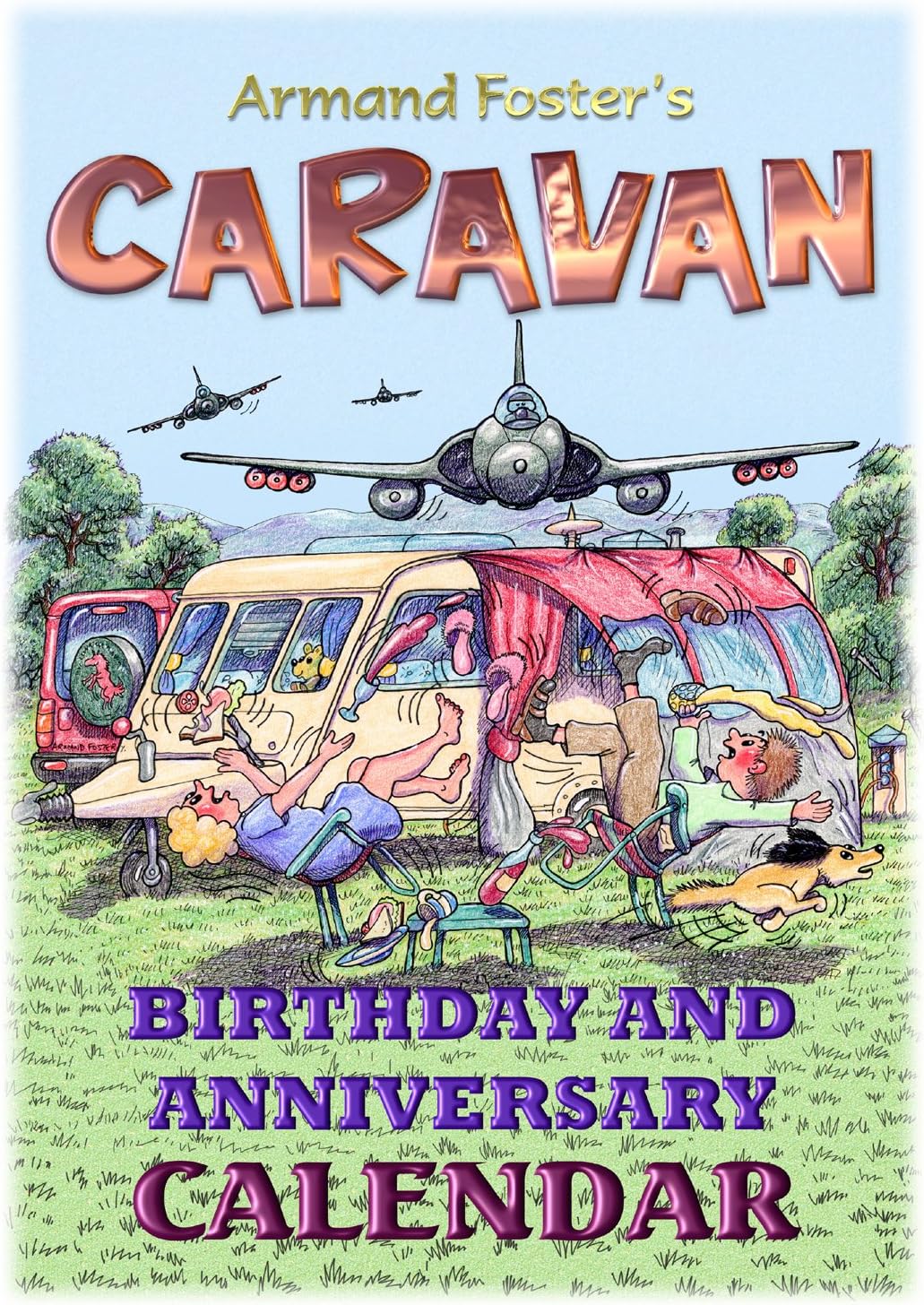CARAVANNERS' BIRTHDAY & ANNIVERSARY PERPETUAL calendar