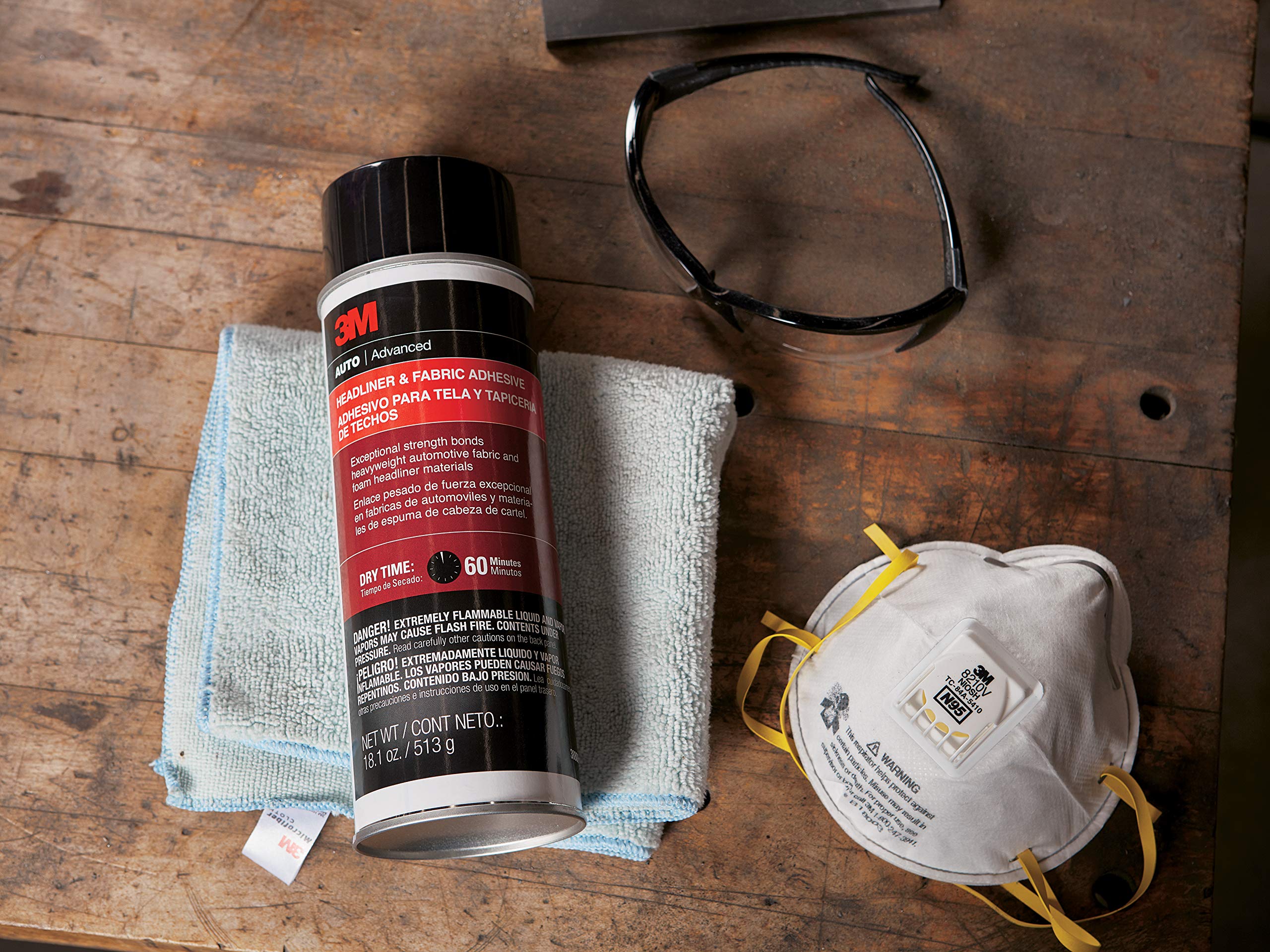 3M Headliner & Fabric Adhesive, 38808, 18.1 oz, 4 cans per case Buy