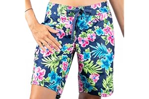 Kanu Surf Womens Marina UPF 50 Active Swim Board Short (Reg & Plus Sizes)