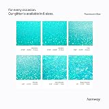 Hemway Fluorescent Blue Glitter Shaker 130g Chunky Glitter for Resin view 3