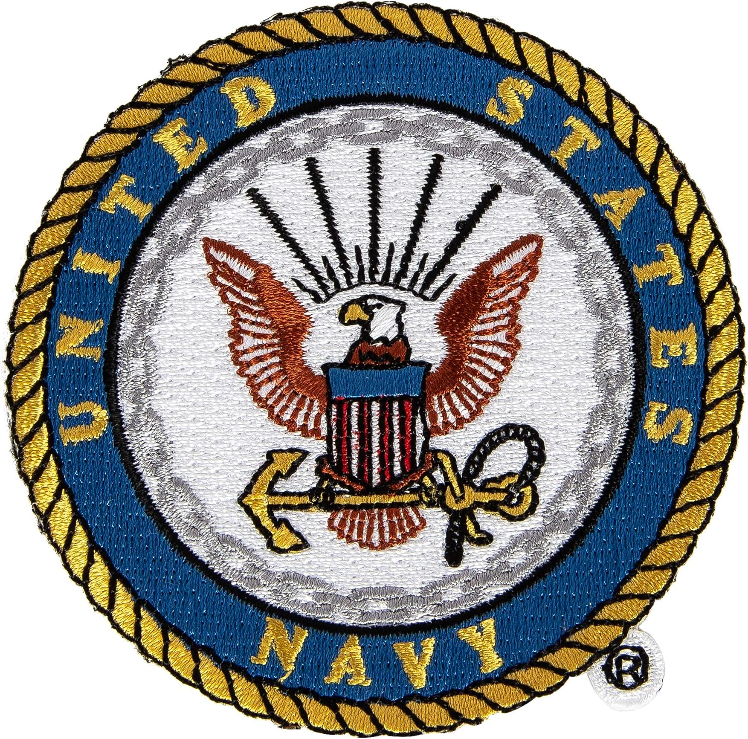 United States Navy Patch Embroidered Appliqué Patch Sew or