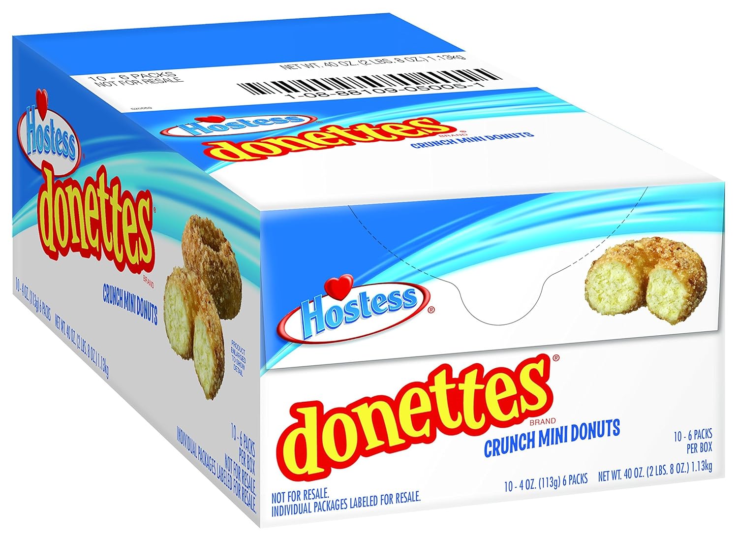 Hostess Mini Donuts, Crunch, 4 Ounce, 10 Count