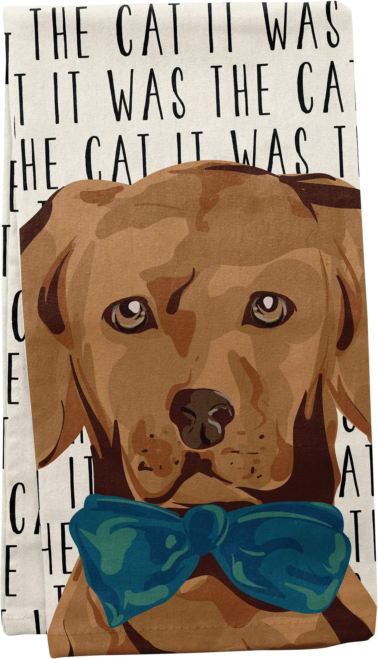 Wit Gifts WT103822 Tea Towel, Dog