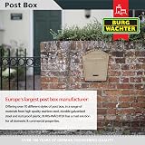 Burg-Wächter MB01AC Antique Cream Classic Wall Mounted Galvanised Steel Post Box view 5