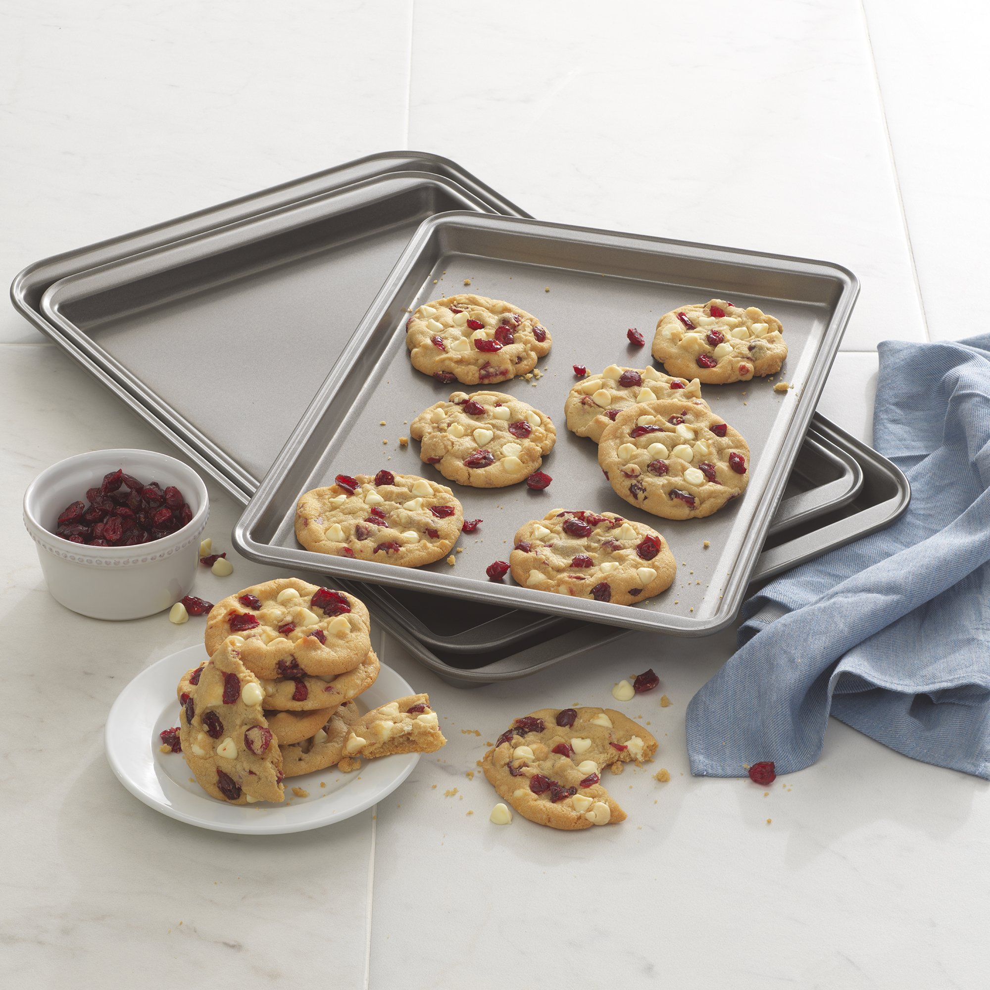 Good Cook Set Of 3 NonStick Cookie Sheet 695642013237 eBay