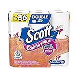 Scott Comfortplus Toilet Paper, Double Roll, Bath