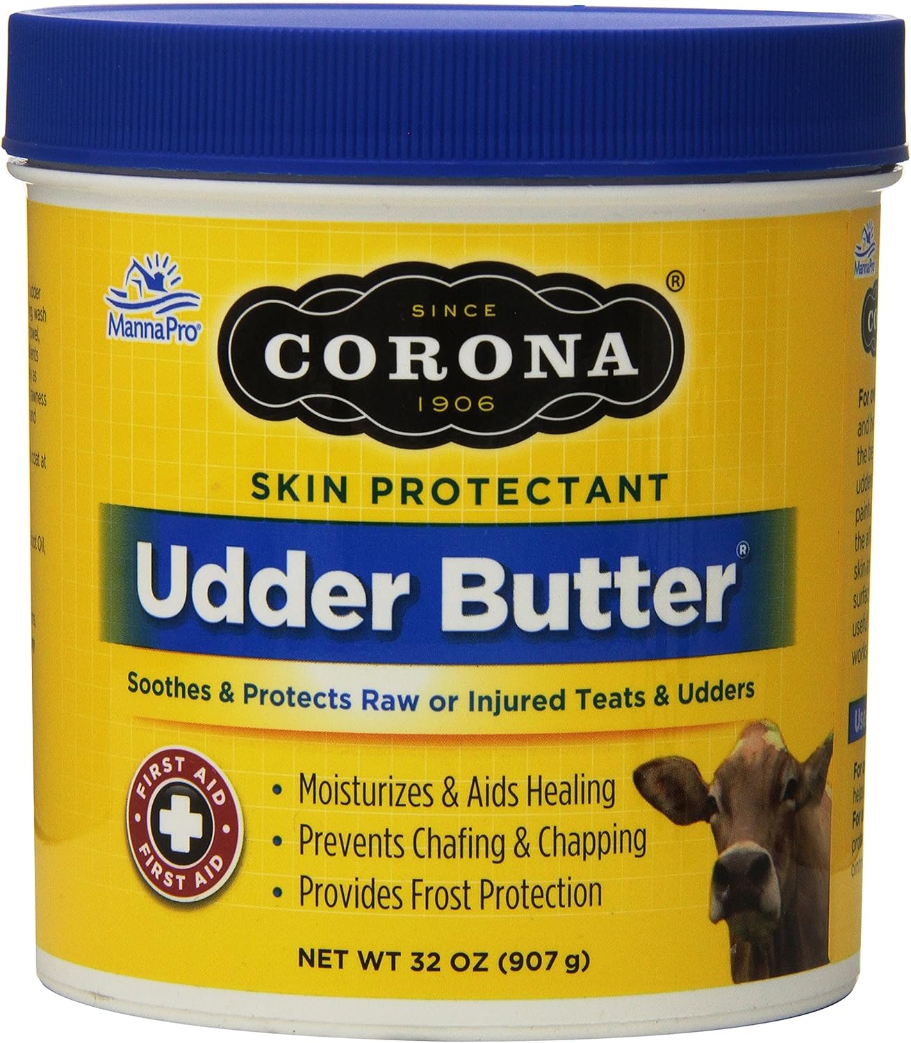 Manna Pro 0095025331 Corona Udder Butter Lanolin Enriched Moisturizing Ointment for Pets, 32