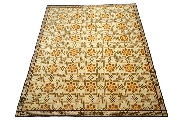 12 X 14 Feine Tibetische Kombi Bereich Teppich Oriental Wolle
