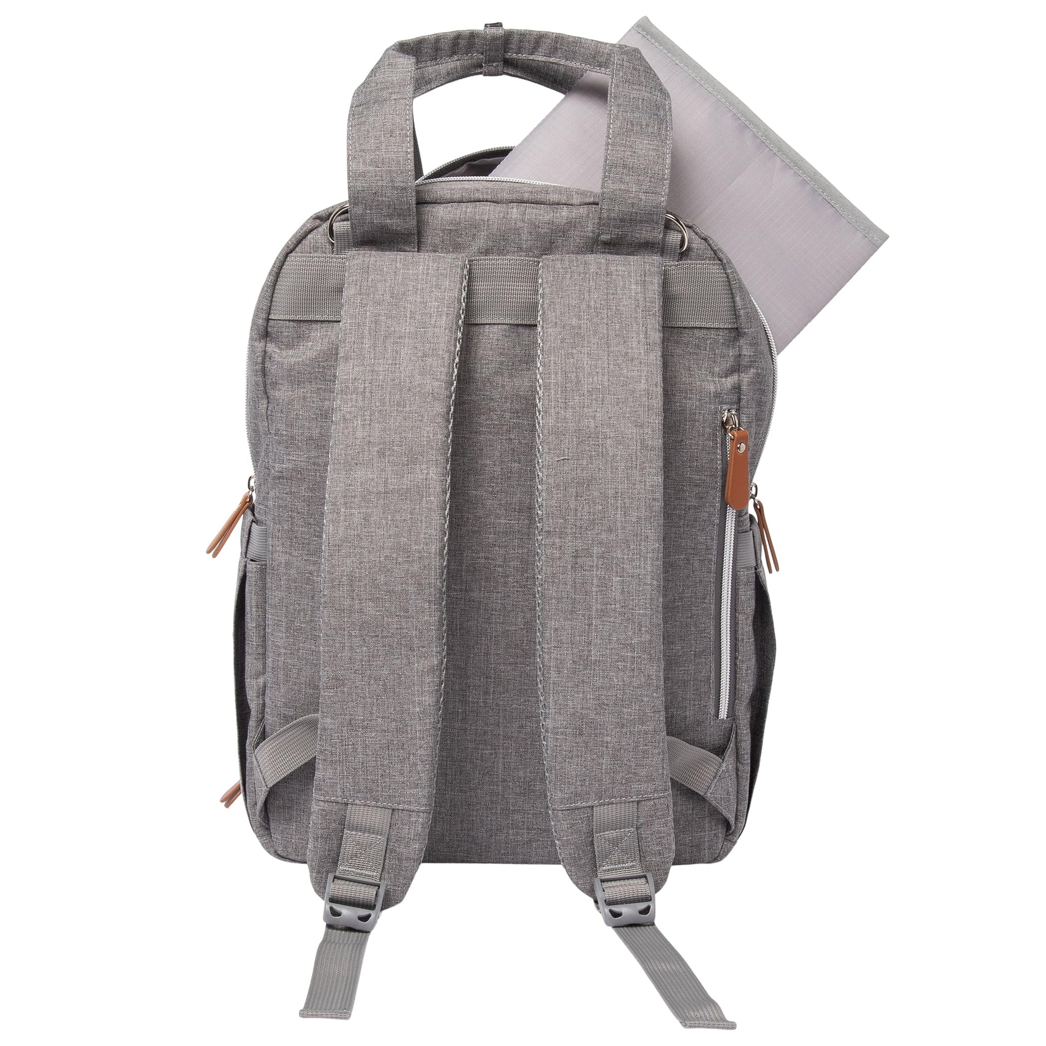 Trend Lab Diaper Bag Backpack Baby Bag Organizer with Removable Changing Station Pad, Includes Zipper Opening for Baby Wipes and Insulated Pockets for Bottles